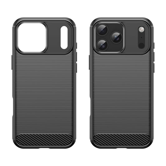 Tok Apple iPhone 18 Pro Max / 17 Pro Max készülékhez, Techsuit, Karbon, Fekete