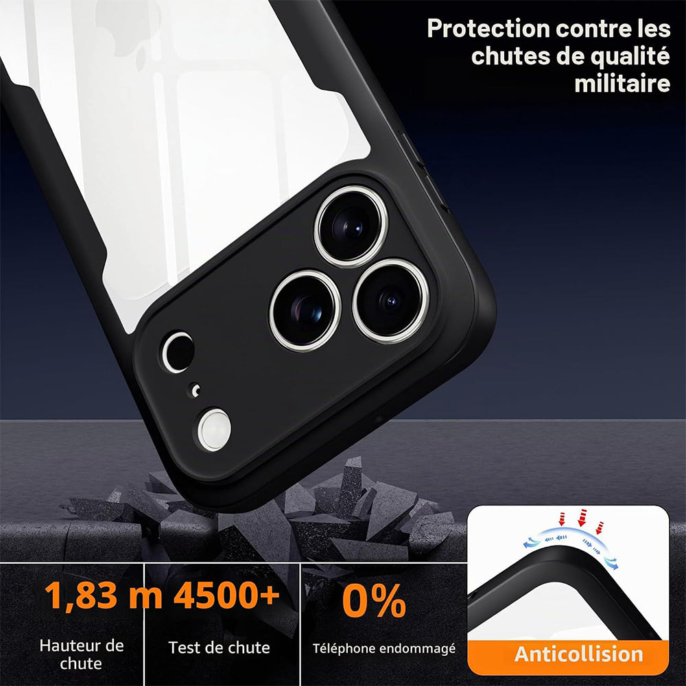 Tok Apple iPhone 18 Pro Max / 17 Pro Max készülékhez, Techsuit, ColorVerse 360, Fekete