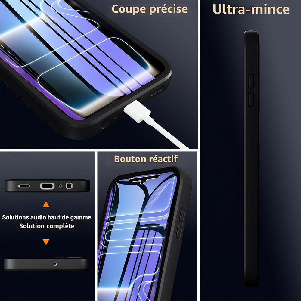 Tok Apple iPhone 18 Pro Max / 17 Pro Max készülékhez, Techsuit, ColorVerse 360, Fekete