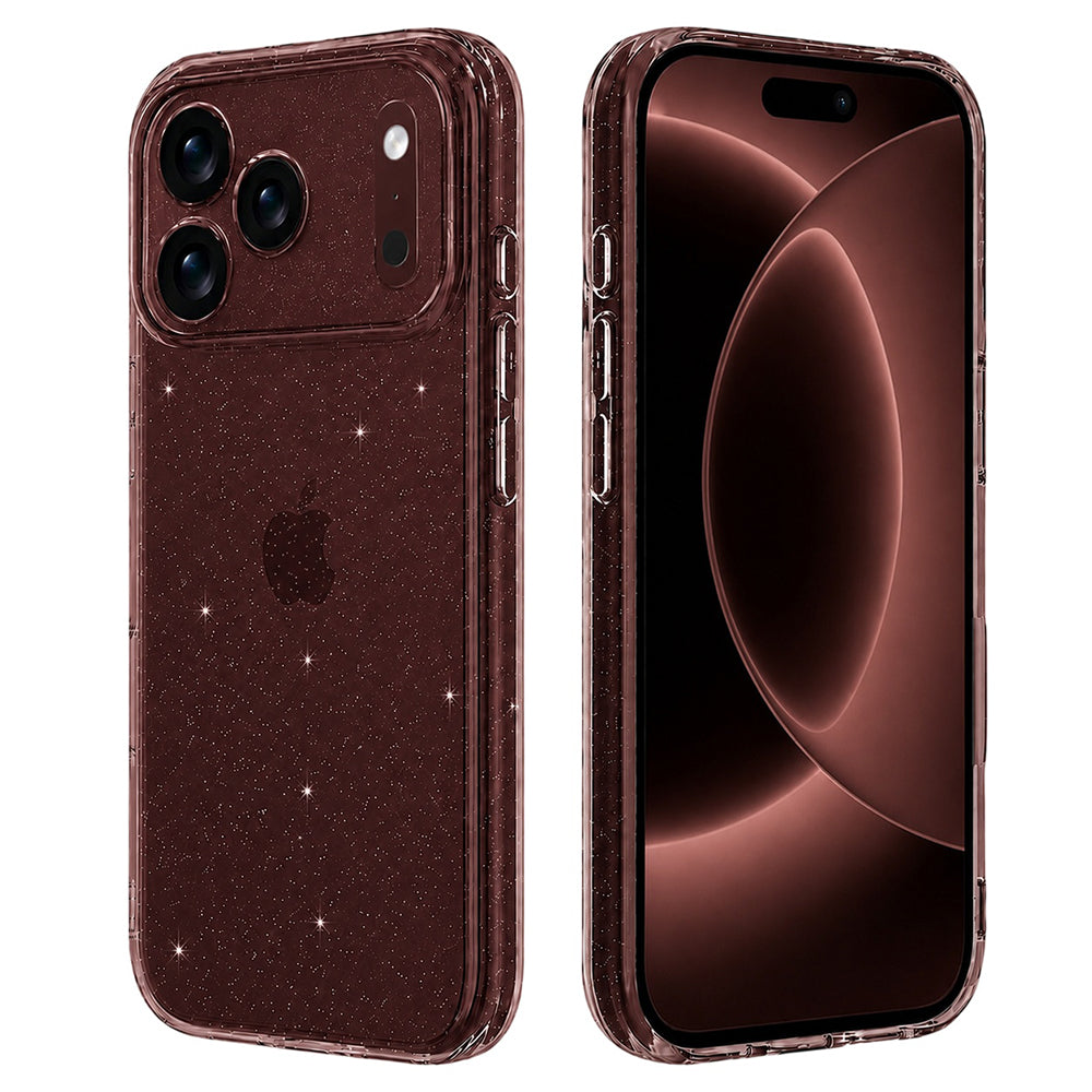 Tok Apple iPhone 18 Pro Max / 17 Pro Max készülékhez, Techsuit, SparkleSkin, Átlátszó