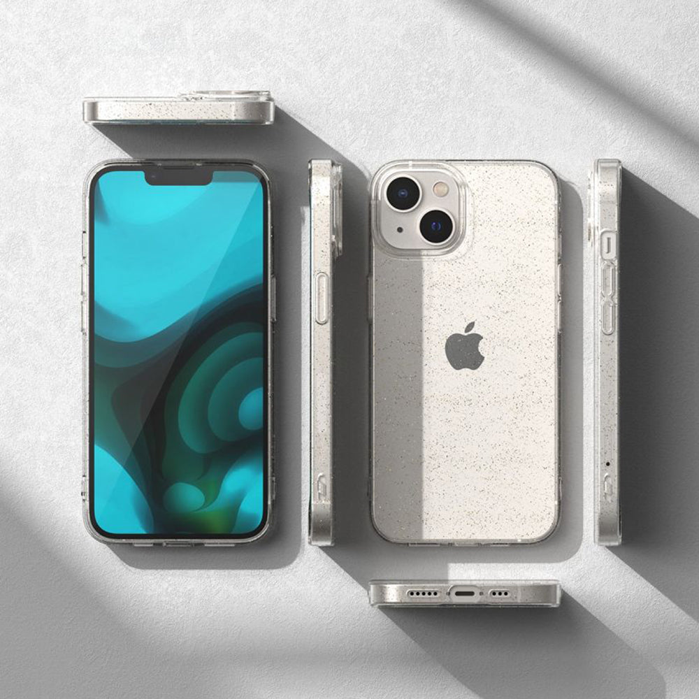 Tok Apple iPhone 18 Pro Max / 17 Pro Max készülékhez, Techsuit, SparkleSkin, Átlátszó