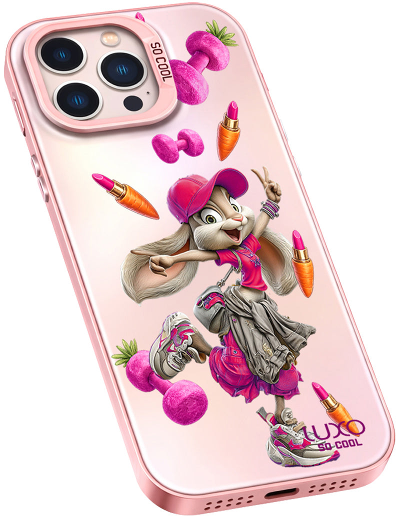 Tok Apple iPhone 16 Pro Max-hoz, LUXO So CooL, ArcadiA Rabbit, Többszínű
