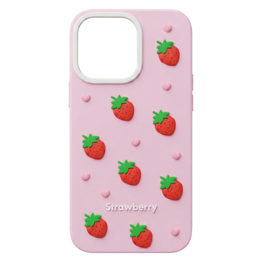 Tok Apple iPhone 17 Pro Max-hoz, OEM, Strawberry, Rózsaszín