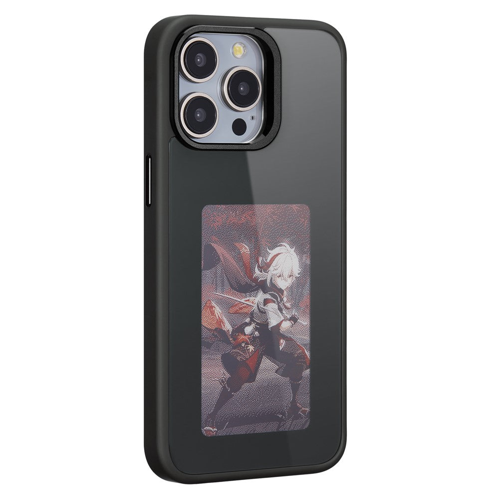 Tok Apple iPhone 13 Pro Max-hoz, OEM, Egyedi E-Ink kijelző, Fekete