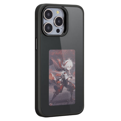 Tok Apple iPhone 13 Pro Max-hoz, OEM, Egyedi E-Ink kijelző, Fekete