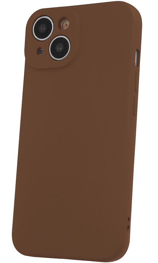 Tok Apple iPhone 18 Pro / 17 Pro-hoz, OEM, szilikon, barna