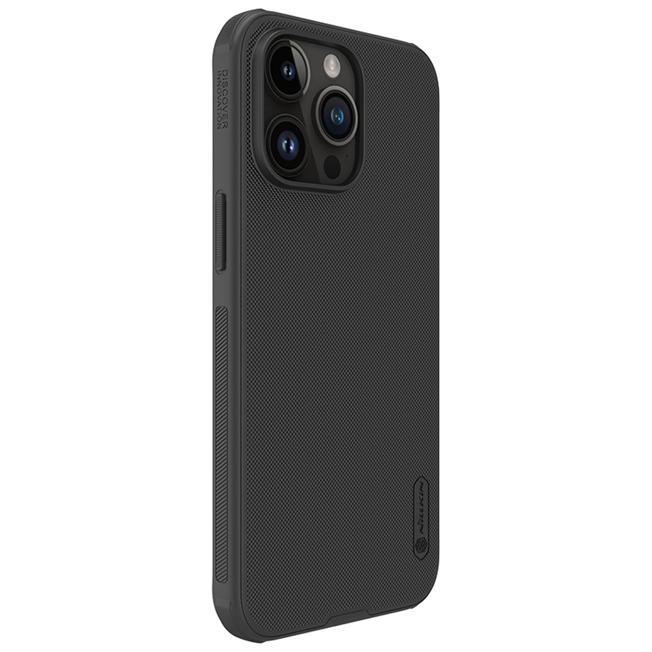 tok Apple iPhone 16-hoz, Nillkin, Super Frosted Shield Pro, Fekete 