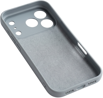 Tok Apple iPhone 17 Pro-hoz, OEM, szilikon, szürke