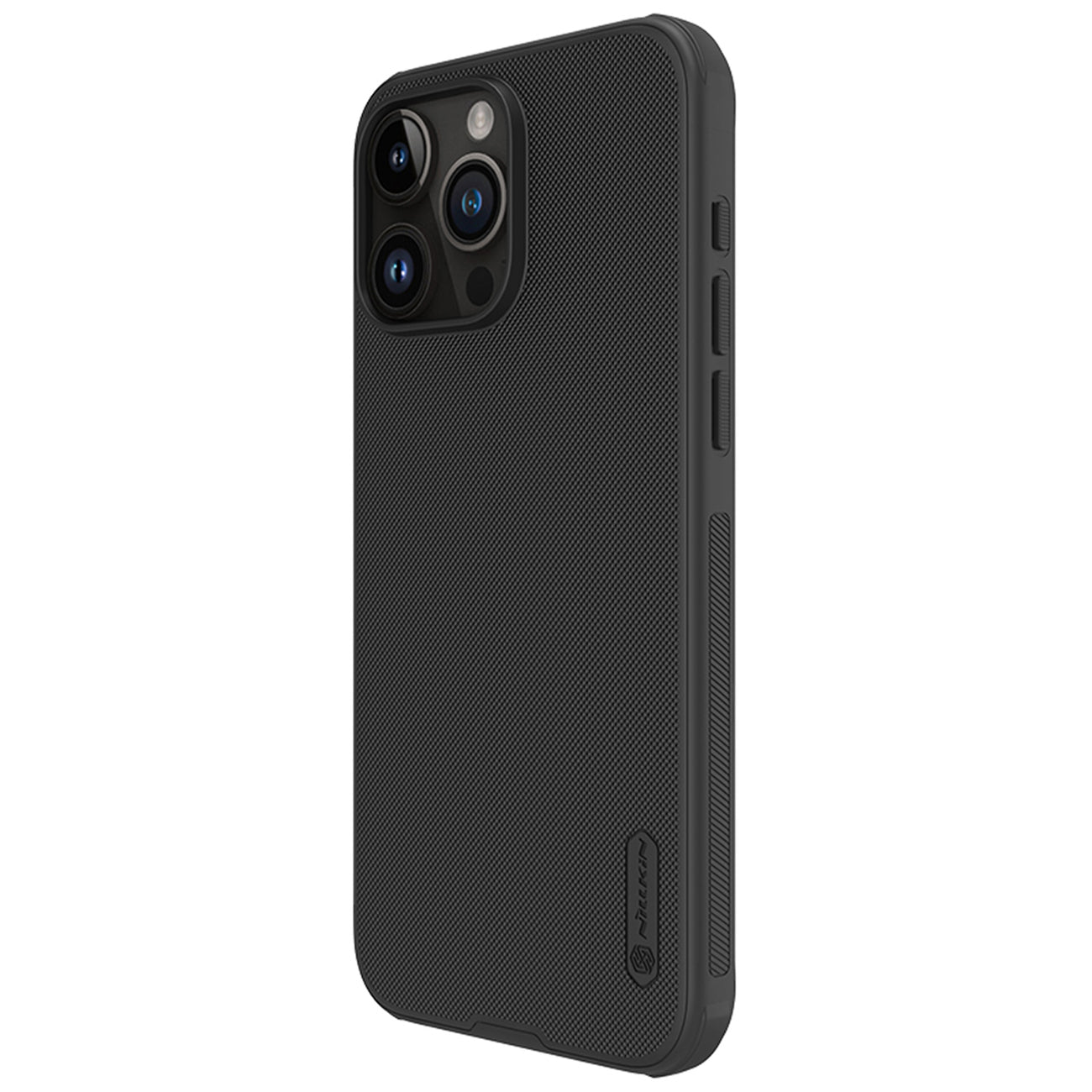 tok Apple iPhone 16-hoz, Nillkin, Super Frosted Shield Pro, Fekete 