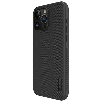 tok Apple iPhone 16-hoz, Nillkin, Super Frosted Shield Pro, Fekete 