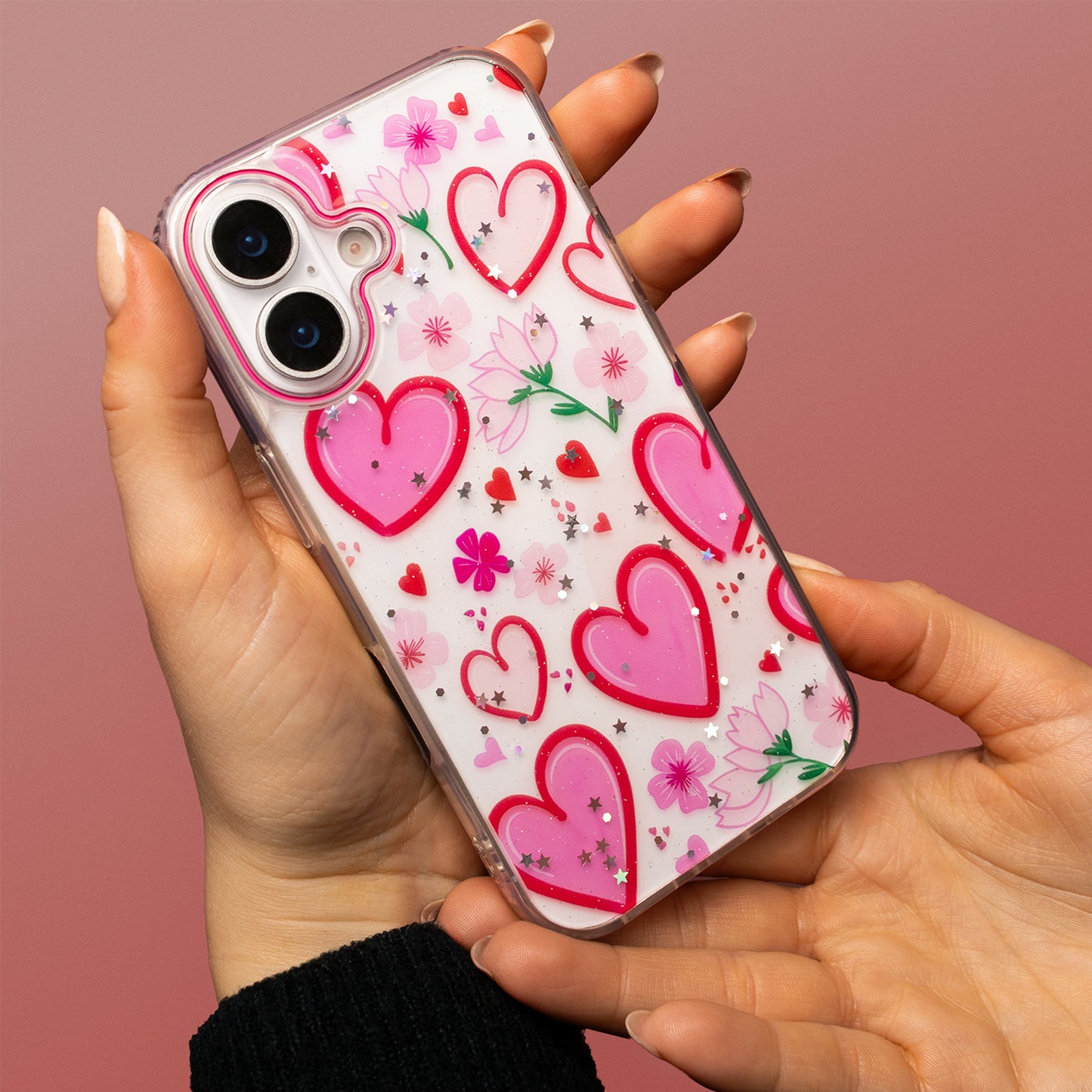 Case for Apple iPhone 15 Pro, OEM, Ultra Trendy Love 1, Multicolor