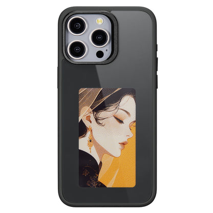 Tok Apple iPhone 13 Pro Max-hoz, OEM, Egyedi E-Ink kijelző, Fekete