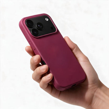 Tok Apple iPhone 18 Pro Max / 17 Pro Max készülékhez, OEM, szilikon, bordó színű
