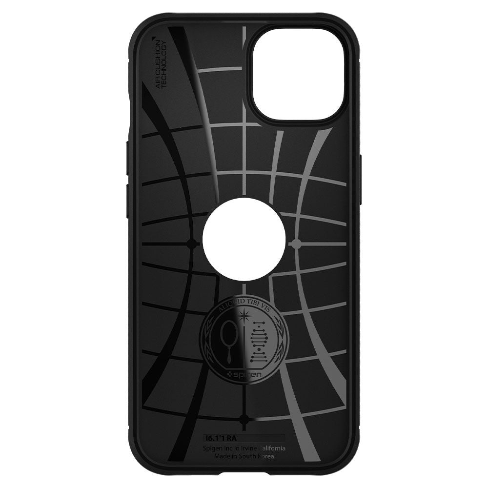 Tok Apple iPhone 13-hoz, Spigen, Rugged Armor, Fekete ACS03518