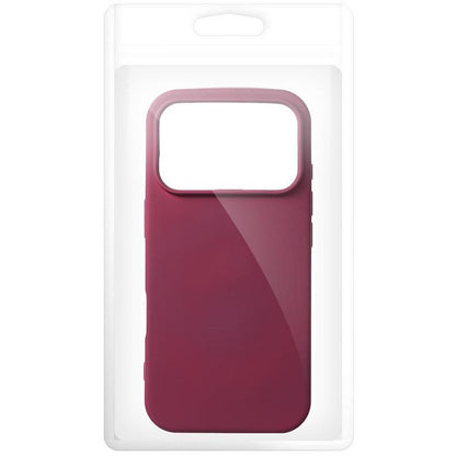 Tok Apple iPhone 18 Pro Max / 17 Pro Max készülékhez, OEM, szilikon, bordó színű
