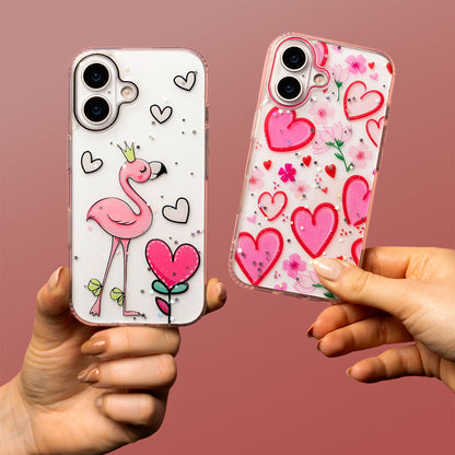 Case for Apple iPhone 14 / 13, OEM, Ultra Trendy Love 2, Multicolor