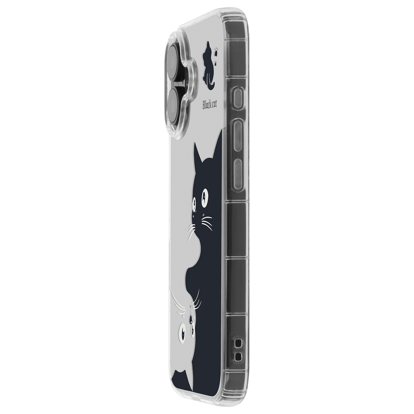 Tok Apple iPhone 17-hez, OEM, Ultra Trendy Cat, Fekete