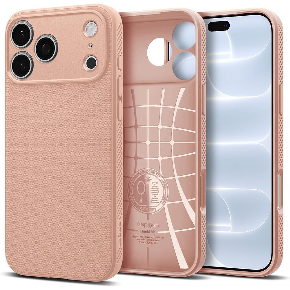 Tok Apple iPhone 18 Pro Max / 17 Pro Max készülékhez, Spigen, Liquid Air, Rózsaszín ACS12115