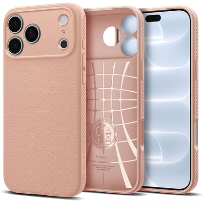 Tok Apple iPhone 18 Pro Max / 17 Pro Max készülékhez, Spigen, Liquid Air, Rózsaszín ACS12115