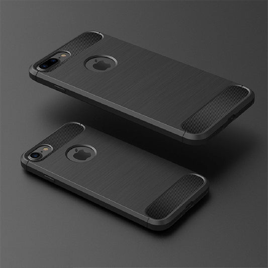Case for Apple iPhone 8 / 7, Techsuit, Carbon, Black