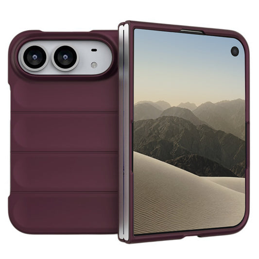 Techsuit Magic Shield tok Apple iPhone Duo készülékhez, sötétbordó színben