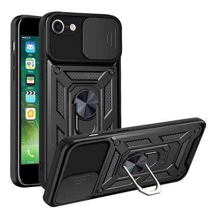 Case for Apple iPhone SE (2022) / SE (2020) / 8 / 7, Techsuit, CamShield, Black