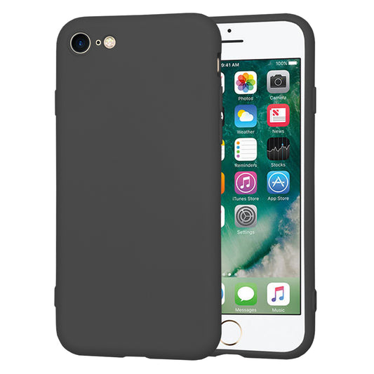 Tok Apple iPhone SE (2022) / SE (2020) / 8 / 7, Techsuit, SoftFlex, Fekete