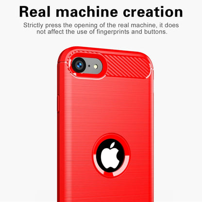 Tok Apple iPhone SE (2022) / SE (2020) számára, Techsuit, Karbon, Fekete