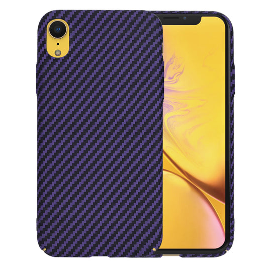 Tok Apple iPhone XR-hez, Techsuit, Carbonite FiberShell, Lila
