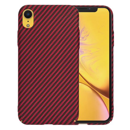 Apple iPhone XR tok, Techsuit, Carbonite FiberShell, Piros