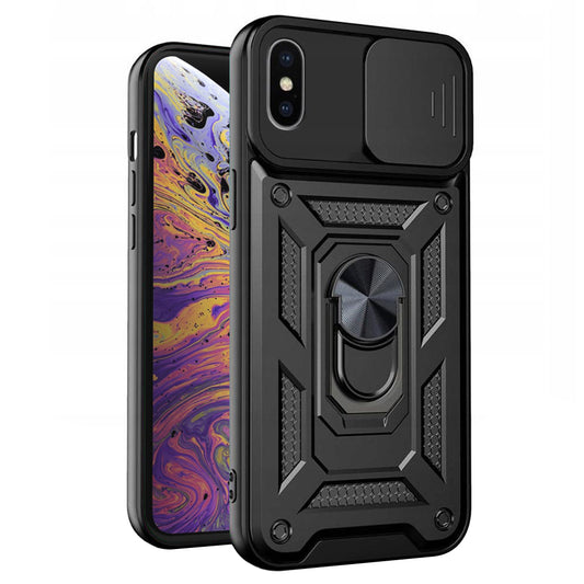 Tok Apple iPhone XS Max-hez, Techsuit, CamShield, Fekete