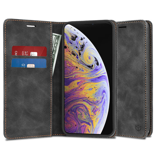 Tok Apple iPhone XS Max-hoz, Techsuit, Confy, Fekete