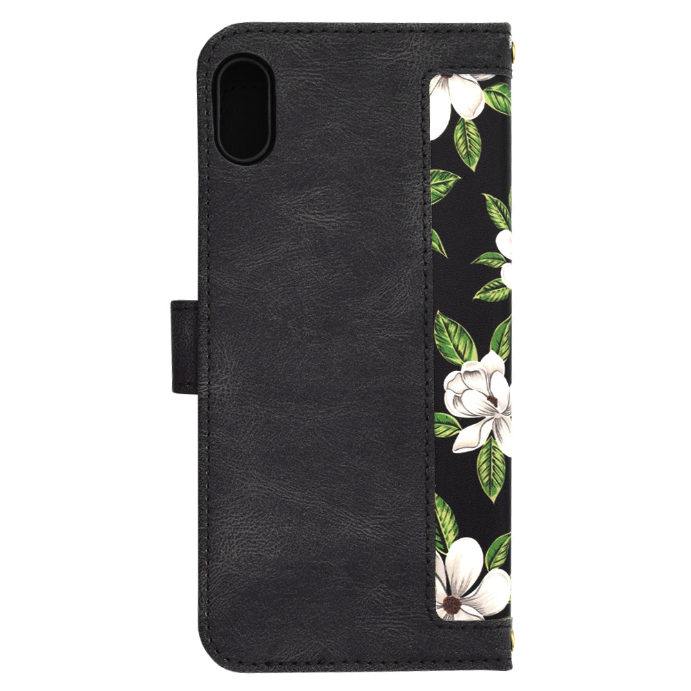 Tok Apple iPhone XS Max-hez, Techsuit, FlipCraft, Fekete