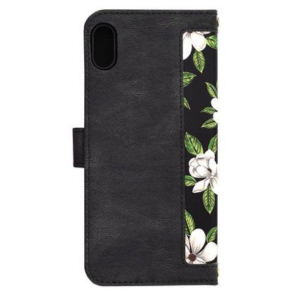 Tok Apple iPhone XS Max-hez, Techsuit, FlipCraft, Fekete