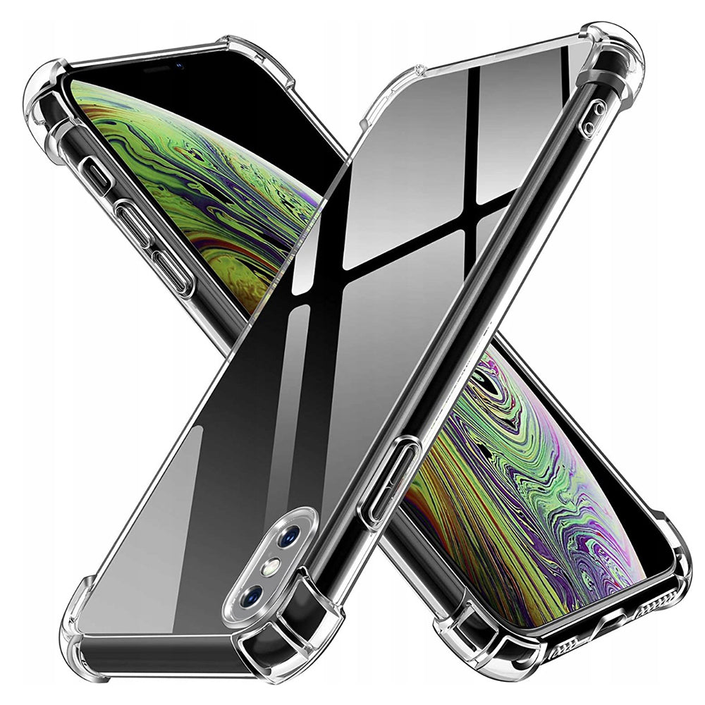 Tok Apple iPhone XS Max-hez, Techsuit, Ütésálló Átlátszó, Átlátszó