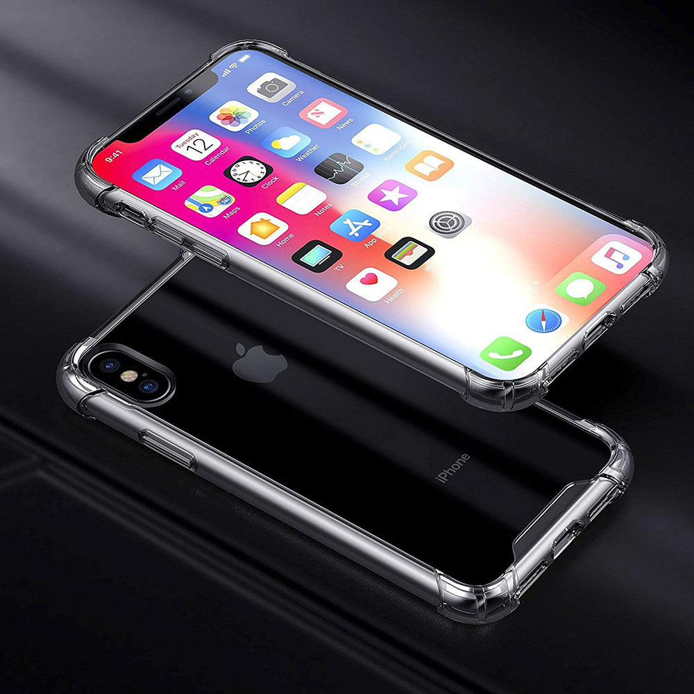 Tok Apple iPhone XS Max-hez, Techsuit, Ütésálló Átlátszó, Átlátszó