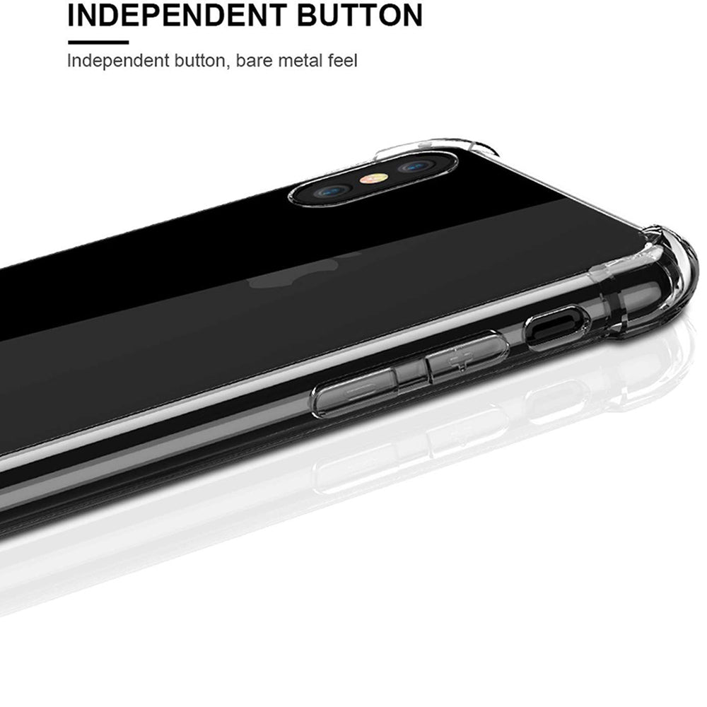 Tok Apple iPhone XS Max-hez, Techsuit, Ütésálló Átlátszó, Átlátszó