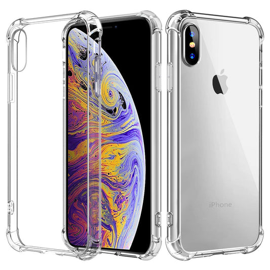 Tok Apple iPhone XS / X-hez, Techsuit, Ütésálló Átlátszó, Átlátszó