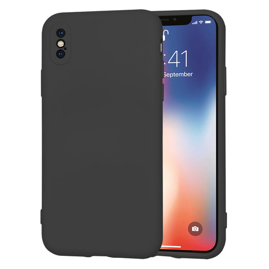 Tok Apple iPhone XS / X-hez, Techsuit, SoftFlex, Fekete