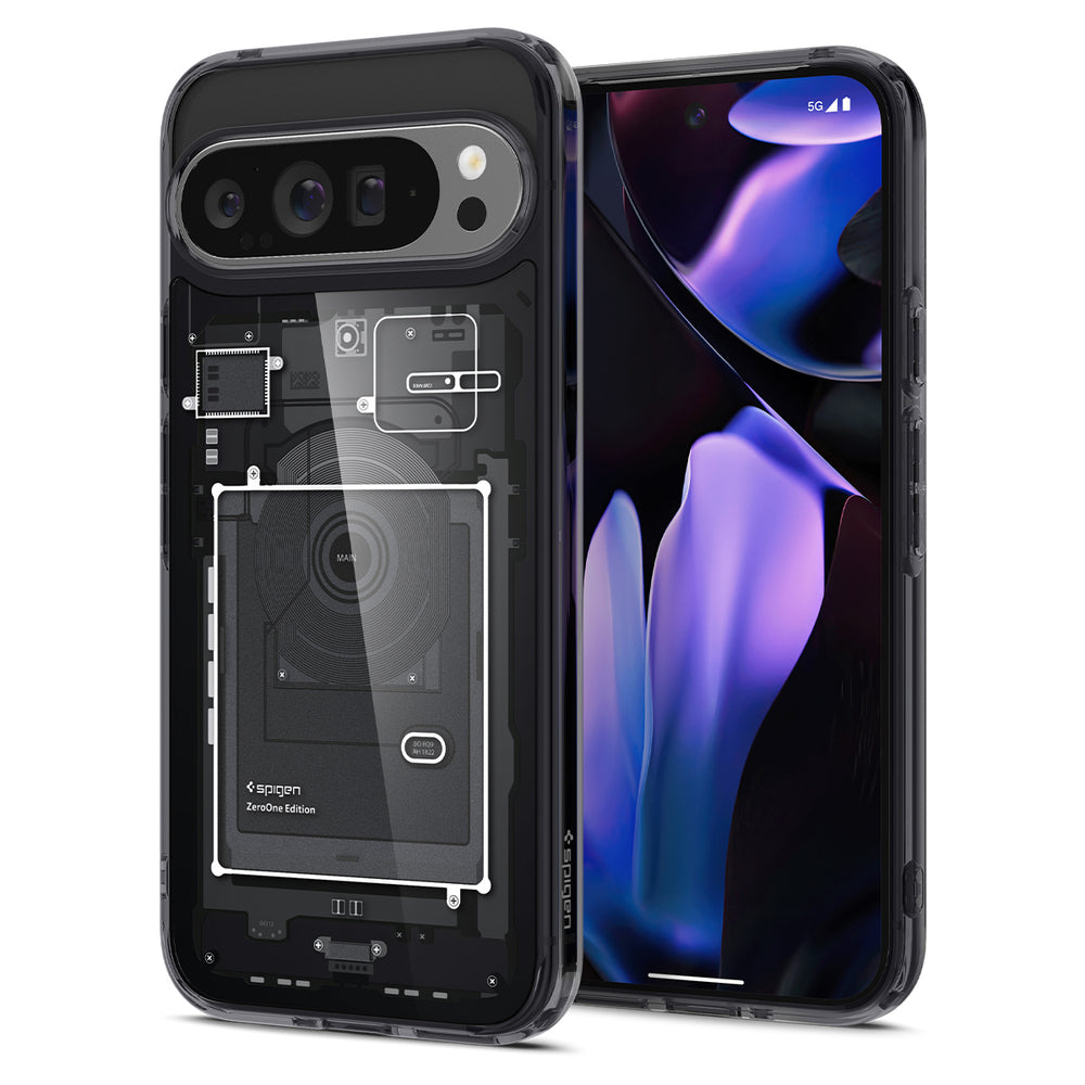 Tok Google Pixel 9 Pro XL-hez, Spigen, Ultra Hybrid Zero One, Fekete ACS07722