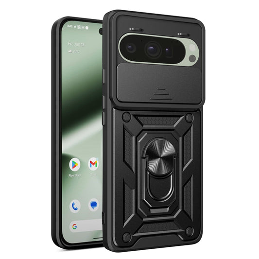 Tok Google Pixel 10 Pro / 10-hez, Techsuit, CamShield, Fekete