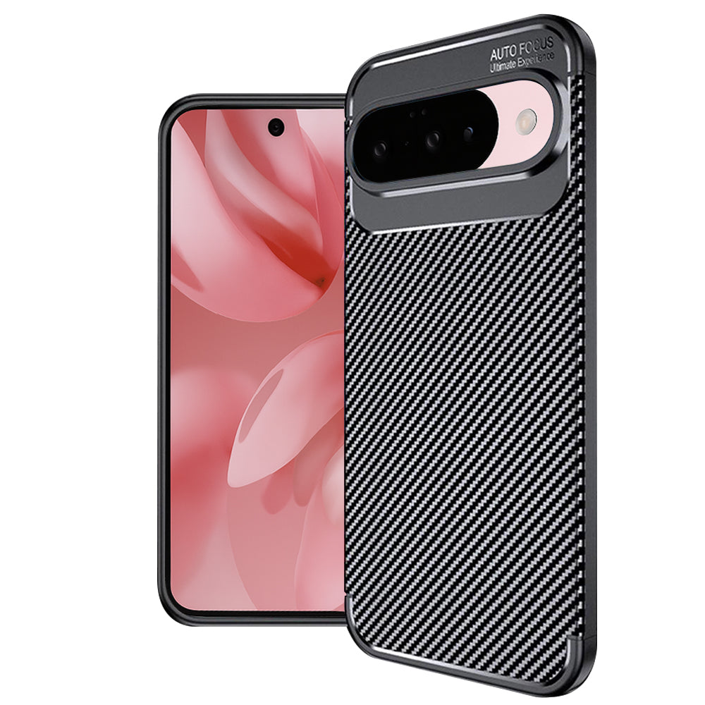 Tok Google Pixel 10 Pro / 10-hez, Techsuit, CarbonFiber, Fekete