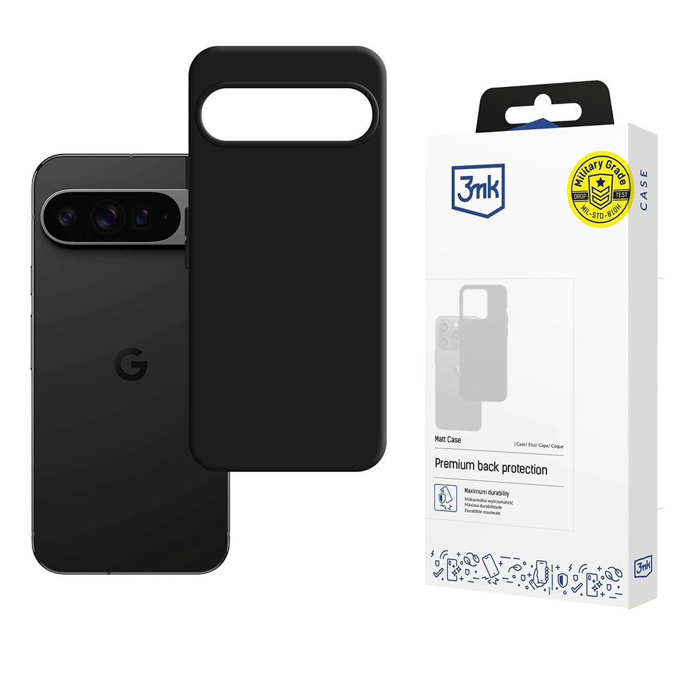 Tok a Google Pixel 10 Pro XL-hez, 3MK, matt fekete