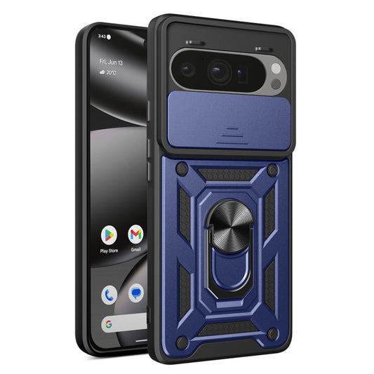 Tok Google Pixel 10 Pro XL-hez, Techsuit, CamShield, Kék