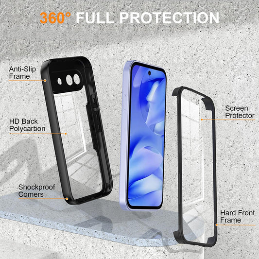 Tok a Google Pixel 10a-hoz, Techsuit, ColorVerse 360, Fekete