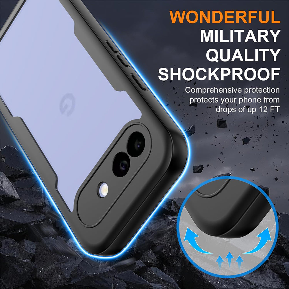 Case for Google Pixel 10a, Techsuit, ColorVerse 360, Black