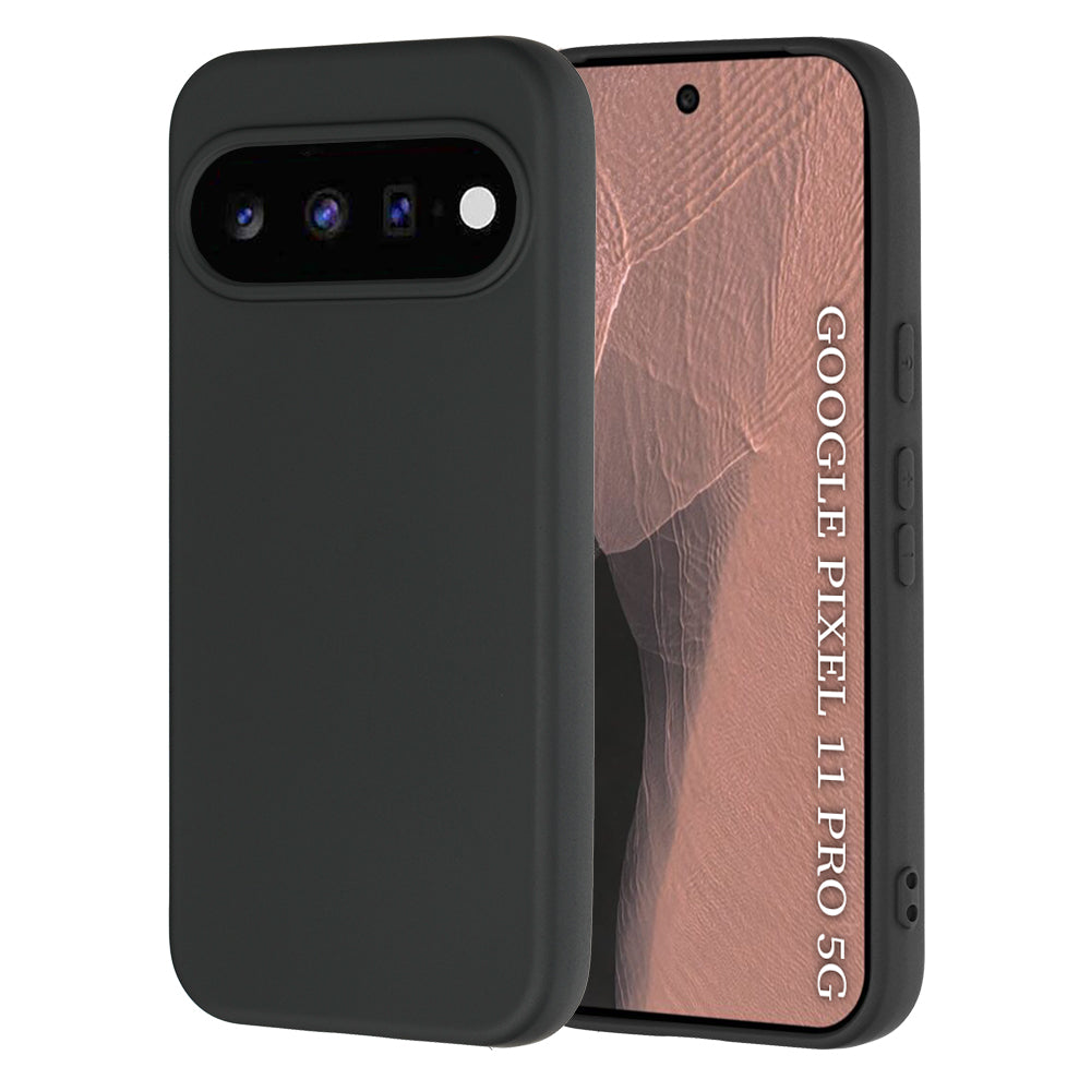 Tok Google Pixel 11 Pro-hoz, Techsuit, SoftFlex, Fekete