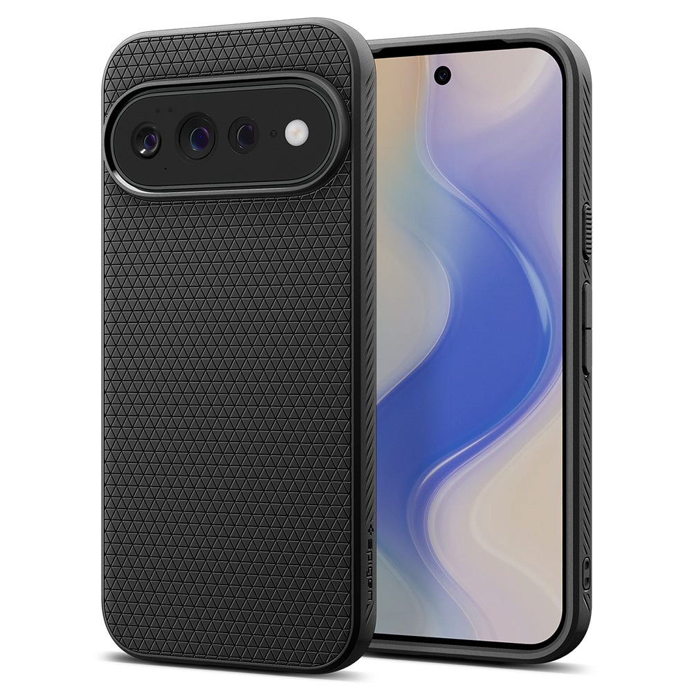 Tok Google Pixel 11 Pro XL-hez, Spigen, Liquid Air, Matt fekete ACS11448