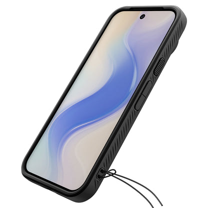 Tok Google Pixel 11 Pro XL-hez, Spigen, Liquid Air, Matt fekete ACS11448