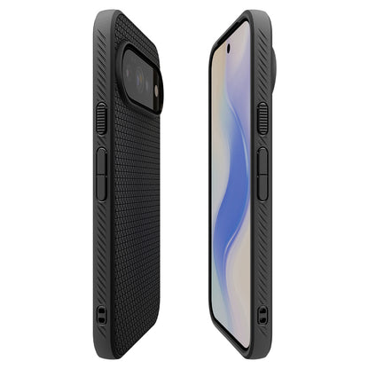 Tok Google Pixel 11 Pro XL-hez, Spigen, Liquid Air, Matt fekete ACS11448